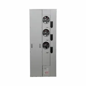 EATON 1MP3206RRLP Meter Pack, Socket Amperage: 200A, Amperage Rating: 200A, Aluminum, Bus Rating: 600A | BJ6GAL