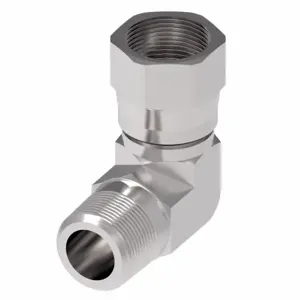 EATON 2250-8-10S Hydraulic Hose Adapter, Nptf Male Sae 37 Female Carbon Steel | AH8RMB 38YP32