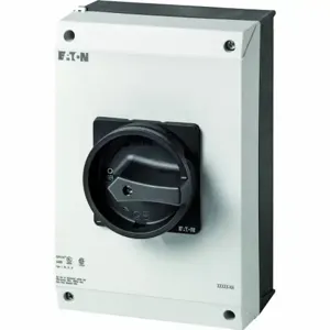 EATON 255900 Moeller?? P3 Main Switch, P3, 63 A, Surface Mounting, 3 Pole, 1 N/O, 1 N/C | BJ6HVZ