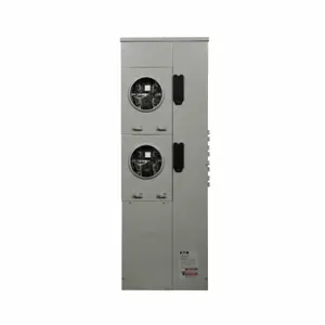 EATON 35MM240R124052 Commercial Meter Stack, Plug-In Socket, 400A, Al, Bus:1200A, Lever, Nema 3R | BJ6LQR