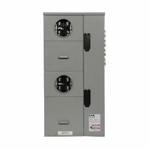 EATON 35SS220RCAB Commercial Meter Stack, Safety Socket, 200A, Cu, Bus:1200A, Test By, Nema 3R | BJ6LRZ