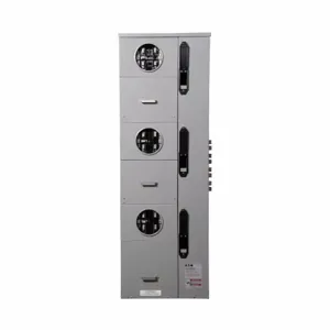 EATON 35SS320RAB Commercial Meter Stack, Socket Amperage: 225A, Amperage Rating: 200A, Aluminum | BJ6LTC