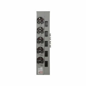 EATON 3MM512R12RLC Meter Stack, Multiple Meter, 125A, Cu, 1200A, No Bypass, Outdoor | BJ6PDP