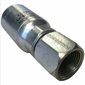 EATON 4TA8FJ8 Crimp Hose Fitting, Carbon Steel, Straight, -8 For Hose Dash Size, Female x Female | CN2RFK 90308-085400 / 4VUF1