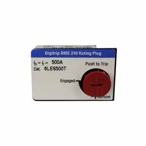 EATON 6LES350T Molded Case Circuit Breaker Accessory Rating Plug, Fixed Digitrip Rms 310 Rating Plug | AG8LAU