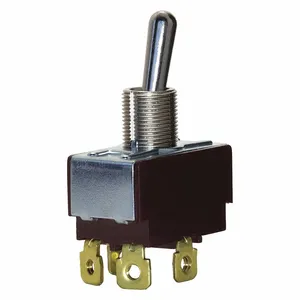 EATON 7562K4 Toggle Switch, DPDT, 6 Connections, On/Off/On, 10A at 250V AC, 15A at 125V AC | BJ6XFQ 21EW04