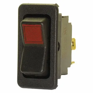 EATON 8005K37N113V22 Lighted Rocker Switch, SPST, Momentary Off/On, 3 Connections | BJ6YGB 21EV15