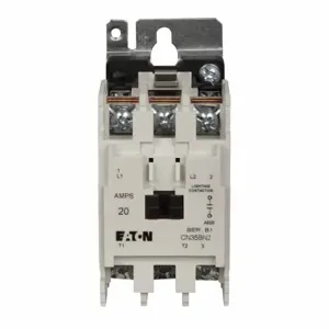 EATON CN35BN2XLB Cn35 Electrically Held Lighting Contactor, 20 A, 1 No, 20 A, Two-Pole, Electrically Held | BH9ZFG