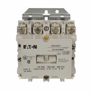 EATON A201K0DS Freedom Nema Motor Control Contactor, Non-Reversing Front Connected Contactors, 18A | BJ7CDG
