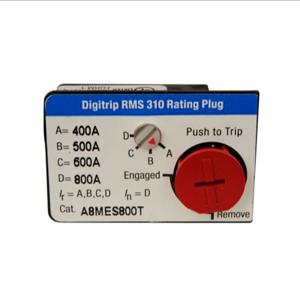 EATON A8MES800T Molded Case Circuit Breaker Accessory Rating Plug | BJ7GPE