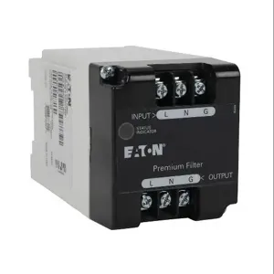 EATON ADPV12001 Powerline Filter, 120 VAC, 1-Phase, 1A, 35mm Din Rail Mount, Emi/Rfi Filtering | CV6RMH