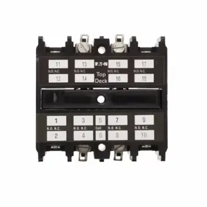 EATON ARA40R Relay Four-Pole Top Deck Adder, 600V Max. Voltage Rating, Four-Pole | BJ7KMM