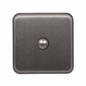 EATON ARP00008CH Meter Socket Hub Cover Plate, Aluminum Hub Cover Plate, Used With: Single Sockets | BJ7KTF