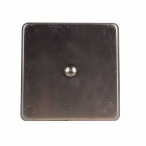 EATON ARP00023CHB Zählersteckdosen-Naben-Abdeckplatte, Naben-Abdeckplatte aus unlackiertem Aluminium | BJ7KTG