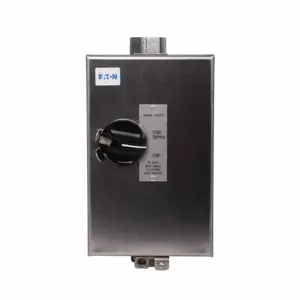 EATON B100W0C Nema Starter, Space Svg Starter, Ground Fault, 480V Coil, Nema Size 3 | BJ7KZB 11Z492