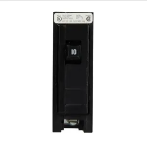 EATON BAB1010S1 Magnetic Circuit Breaker, 10 A, Single-Pole, 120/240, Non-Interchangeable, Ring Tongue, Bab | BJ7PGL