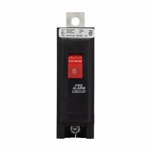 EATON BABF1015 Bab Thermal Magnetic Circuit Breaker, Bolt-On Fire Alarm Circuit Breaker, 20 A, 10 Kaic | BJ7PWV