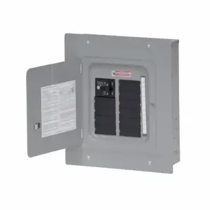 EATON BR1020B100F11 Main Lug Loadcenter, No Feed-Thru Lugs, Main Circuit Breaker, 100 A, A1, Aluminum, Nema 1 | BJ7RFV