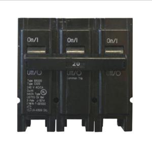 EATON BR320 Br Thermal Magnetic Circuit Breaker, Type Plug-On Circuit Breaker, 20 A, 10 Kaic | BJ7RXT