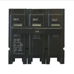 EATON BR320 Br Thermal Magnetic Circuit Breaker, Type Plug-On Circuit Breaker, 20 A, 10 Kaic | BJ7RXT