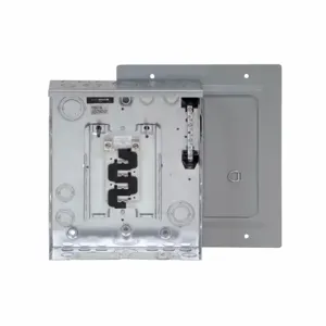 EATON BR816L125FDP Main Lug Loadcenter, 125 A, 7, Aluminum, Nema 1, Metallic, 10 Kaic, Br, Flush, Nema 1 | BJ7TEW