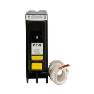 EATON BRC115AF Circuit Breaker, Arc Fault, 15A, 10 Kaic | BJ7TFX