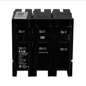 EATON BRH3100 Br Thermal Magnetic Circuit Breakerype Plug-On Circuit Breaker, 100 A, 22 Kaic | BJ7TMR