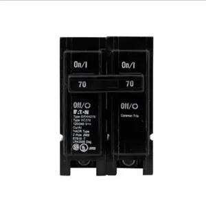 EATON BRHH270 Br Thermal Magnetic Circuit Breaker, Type Plug-On Circuit Breaker, 70 A, 42 Kaic | BJ7TPJ