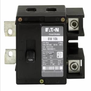 EATON BW2100 Bolt On Circuit Breaker Bw 100 Amp 240vac 2p 10kaic@240v | AG8MFX