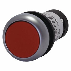 EATON C22-D-R-K11-GR1 Non Illuminated Push Button, 22mm Size, Momentary, Red, 1NO/1NC | CJ2XHP 20AY15