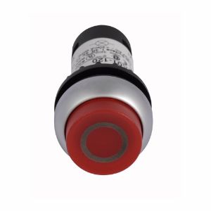 EATON C22-DLH-R-X0-K01-230 Drucktaster, beleuchtet, Taste, LED, silberne Blende, erweitert | BJ7VEP