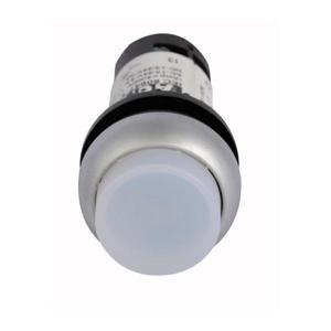 EATON C22-DLH-W-K10-24 Drucktaster, beleuchtet, Taste, LED, silberne Blende, erweitert | BJ7VEZ 20AX71