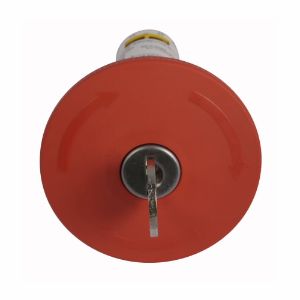 EATON C22-PVS60P-RS-K11 C22, 22.5 Mm Compact Pushbutton Emergency Stop, Non-Illuminated, Button, 60 Mm | BJ7VYW
