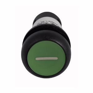 EATON C22S-DR-G-X1-K10 Drucktaster, Ätzung: X1, grünes Betätigungselement, schwarze Blende, 1No7 | BJ7WDQ