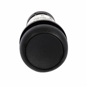 EATON C22S-DS-K01 Drucktaster, schwarzes Betätigungselement, schwarze Blende, 1 Öffner, IP67, IP69K | BJ7WHR