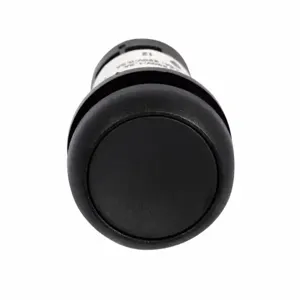 EATON C22S-DR-S-K01 Pushbutton, Black Actuator, Black Bezel, 1Nc, Ip67, Ip69K | BJ7WGR