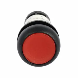 EATON C22S-DL-R-K01-24 Pushbutton, Illuminated, Button, Led, Button: Black Bezel, Flush | BJ7WCR