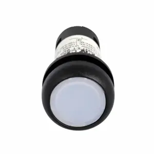 EATON C22S-DRL-W-K10-120 Pushbutton, Illuminated, Button, Led, Button: Black Bezel, Flush | BJ7WFR