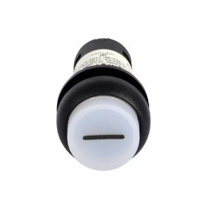 EATON C22S-DLH-W-X1-K10-24 Drucktaster, beleuchtet, Taste, LED, Taste, schwarze Blende, erweitert | BJ7WCL