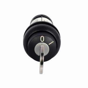 EATON C22S-WS-MS6-K11 Compact Pushbutton Selector Switch, Non-Illuminated, Key Operated | BJ7WPA