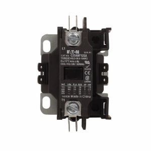 EATON C25ANF140T Definite Purpose Contactor, Quick, 40A, 277 Vac, 60 Hz, Open With Metal Mounting Plate | BJ7XAB
