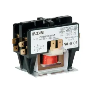 EATON C25BNB220H Definite Purpose Contactor, Quick, 20A, 440-480 Vac, 50/60 Hz | BJ7XAE