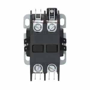 EATON C25BNF230T Definite Purpose Contactor, Quick, 30A, 277 Vac, 60 Hz, Open With Metal Mounting Plate | BJ7XBN