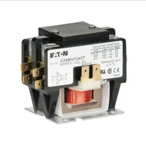 EATON C25BNF240T Definite Purpose Contactor, Quick, 40A, 277 Vac, 60 Hz, Open With Metal Mounting Plate | BJ7XBT