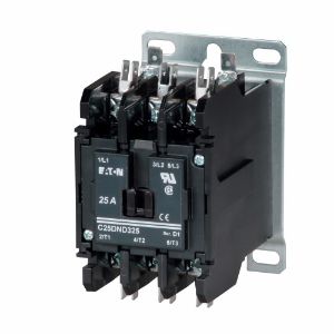 EATON C25DNB215A-GL Definite Purpose Contactor, Mounting Plate, Quick, 1Nc Pressure Plate, Quick Connect | BJ7XTL
