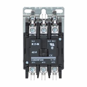 EATON C25DNF325BC-GL Definite Purpose Contactor, Quick, 24 Vac At 50/60 Hz, Open With Metal Mounting Plate | BJ7ZKW