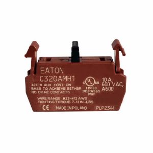 EATON C320AMH1 C30Cn Mechanically Held Lighting Contactor Auxiliary Contacts | BJ8BUU