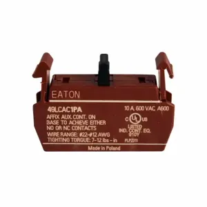 EATON C320AMH2 C30Cn Mechanically Held Lighting Contactor Auxiliary Contacts | BJ8BUF