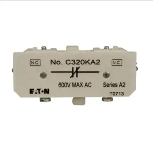 EATON C320KA2 Freedom Nema Auxiliary Contact, For Citation Starter | BJ8BUQ