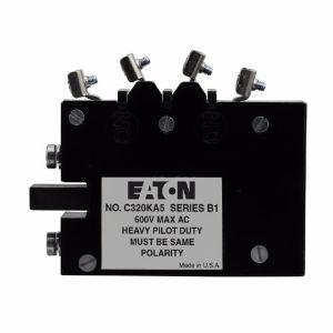 EATON C320KA4 Freedom Nema Auxiliary Contact, Soft Start-Circuit Breaker, 400A | BJ8BVA